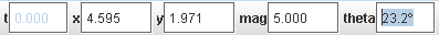 Setting the y component